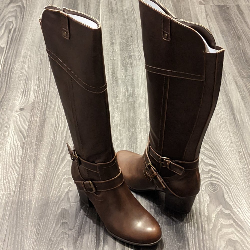 Indigo Rd Brown Long Boots - Picture 1 of 6